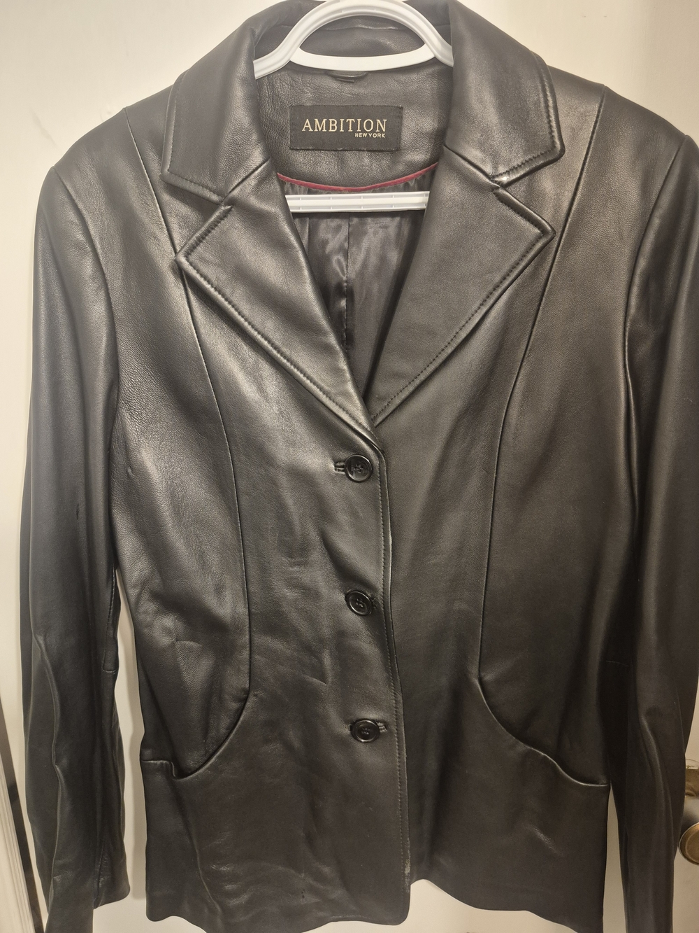 Ambition Black Leather Jacket